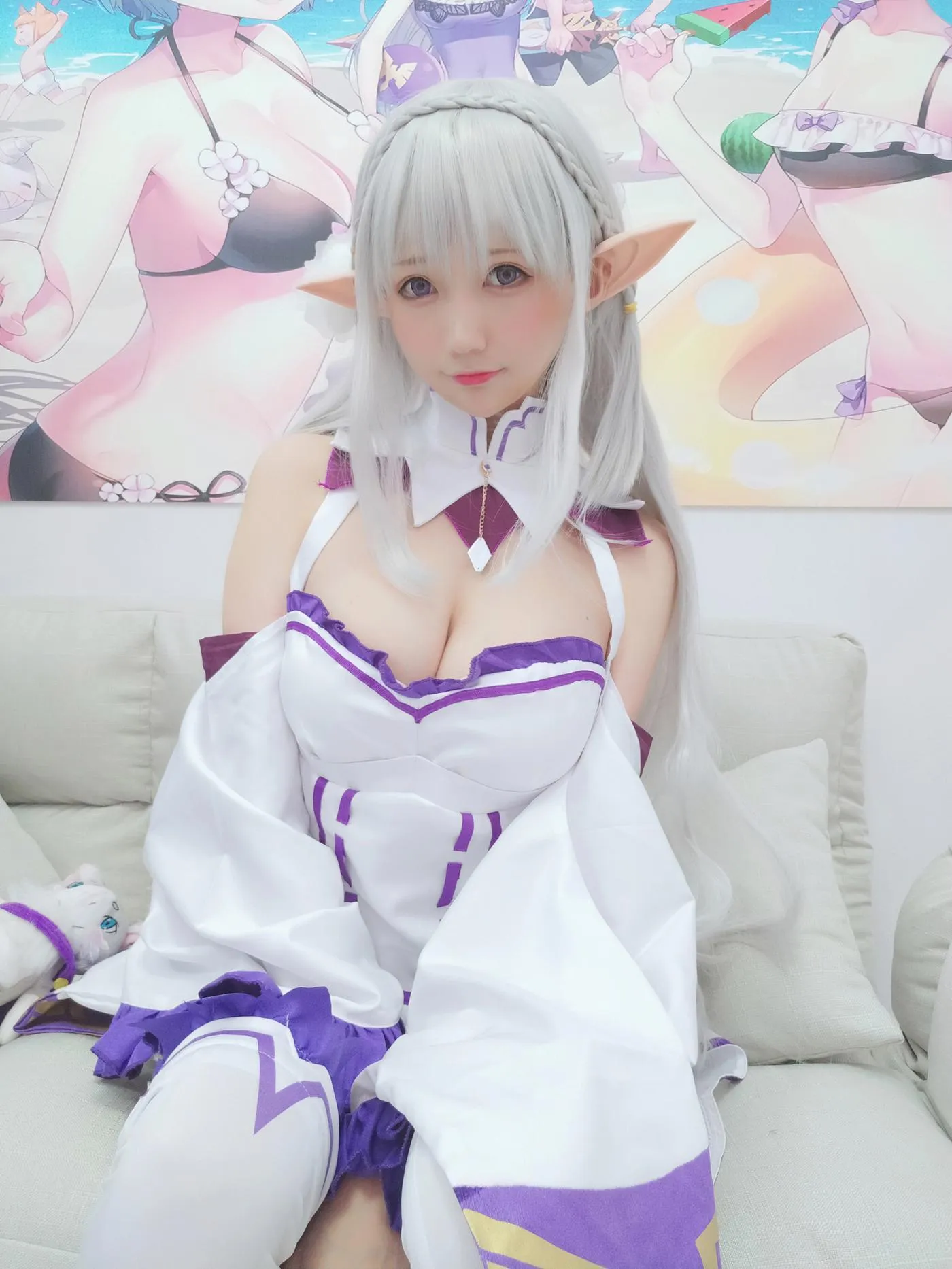 NAGISA魔物喵 – NO.19 ZC 005 自摄系列05 艾米莉亚同人包-photos [61P]插图8
